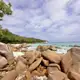 Traumstrand Anse Lazio, einer der schönsten Strände weltweit erwartet Sie im Norden von Praslin.