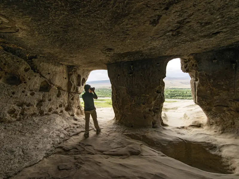 Auf Ihrer individuellen Rundreise durch Georgien darf ein Besuch der Höhlenstadt Uplisziche aus dem 1. Jahrhundert vor Christus natürlich nicht fehlen.