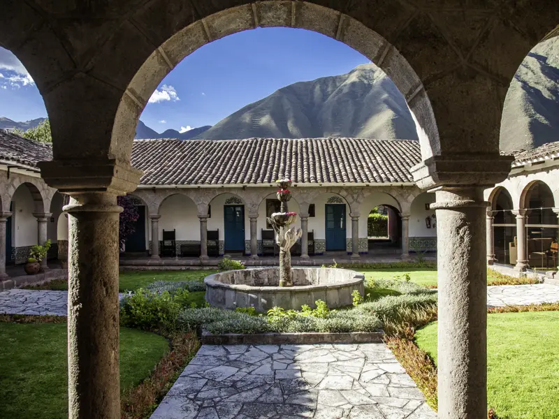 Auf Ihrer individuellen Rundreise durch Peru haben Sie die Wahl zwischen Standard-, Premium- und Luxus-Hotels ¿ in der Kategorie Standard erwartet Sie im Heiligen Tal das San Agustin Monasterio.