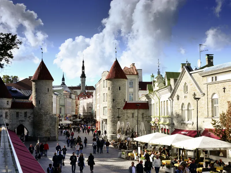Beim Rundgang durch Tallinn erleben Sie die ganze Pracht der Hauptstadt Estlands mit hanseatischer Vergangenheit und modernem Lifestyle - einschließlich Panoramablick vom Domberg.
