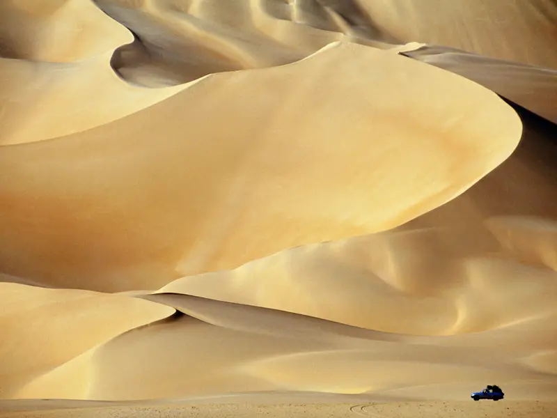 Auf Ihrer individuellen Rundreise durch Marokko verbringen Sie eine Nacht am Rande der berühmten Sanddünen des Erg Chebbi.