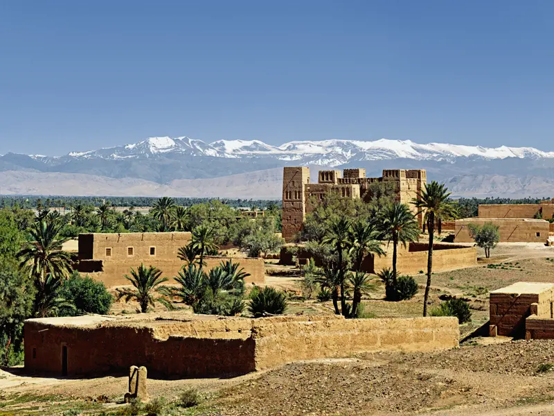 Auf Ihrer individuellen Rundreise durch Marokko sehen Sie einige der beeindruckenden Kasbahs.