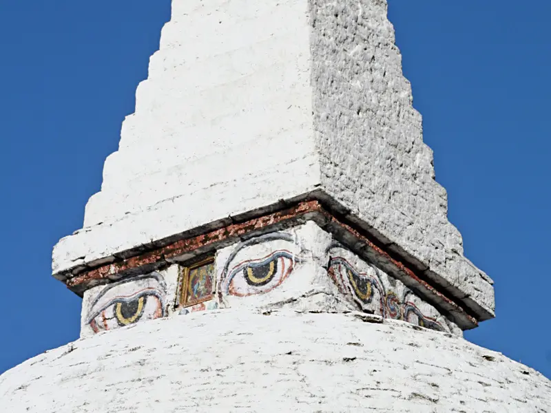 Stupas sind Ihnen auf Ihrer individuellen Rundreise durch Bhutan bestimmt schon bald ein vertrauter Anblick.