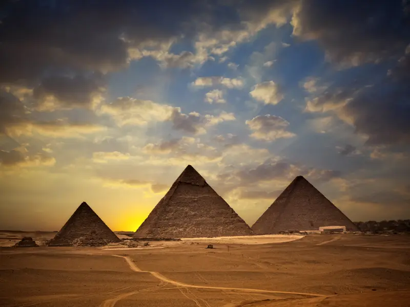 Ein Höhepunkt Ihrer Marco Polo Reise in der Minigruppe: die Pyramiden von Gizeh.