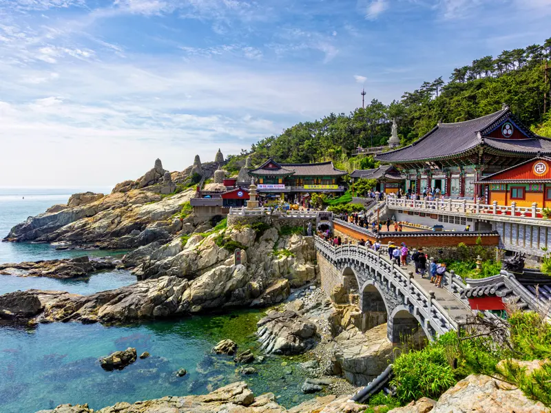 Auf Ihrer individuellen Rundreise durch Südkorea kommen Sie auch in die Hafenstadt Busan und erkunden auf einer Stadttour ihre Highlights.