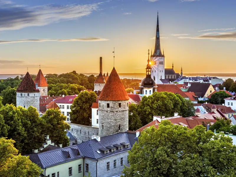Auf unserer Marco Polo Entdeckerreise besuchen wir auch Tallinn, die Hauptstadt von Estland.