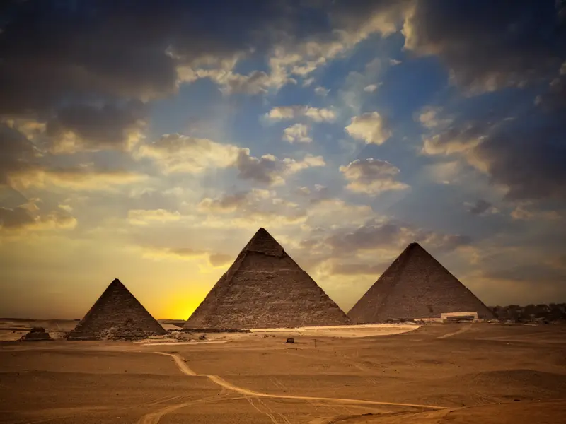 Ein Höhepunkt Ihrer Marco Polo Reise in der Mini-Gruppe: die Pyramiden von Gizeh.