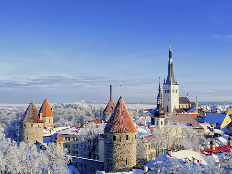 Die bezaubernde Hauptstadt Estlands, Tallinn, ist Ausgangspunkt unserer Silvesterreise durch den baltischen Staat