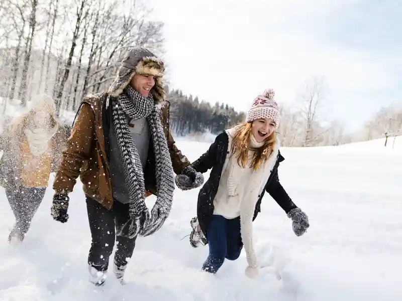 Der finnische Winter bringt oft ordentliche Schneemengen - mit einer Portion Glück können auch wir unsere Tage in Finnland mit viel Weiß genießen.