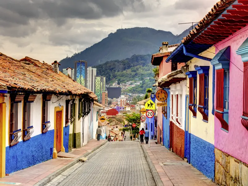 Unsere Rundreise durch Kolumbien beginnt in der Hauptstadt Bogotá.