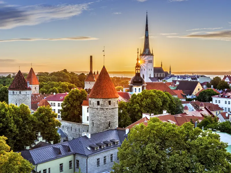 Auf unserer Marco Polo Entdeckerreise besuchen wir auch Tallinn, die Hauptstadt von Estland.