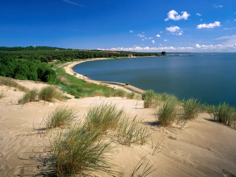 Auf unserer Reise mit Marco Polo durch das Baltikum besuchen wir die Kurische Nehrung (UNESCO-Welterbe).