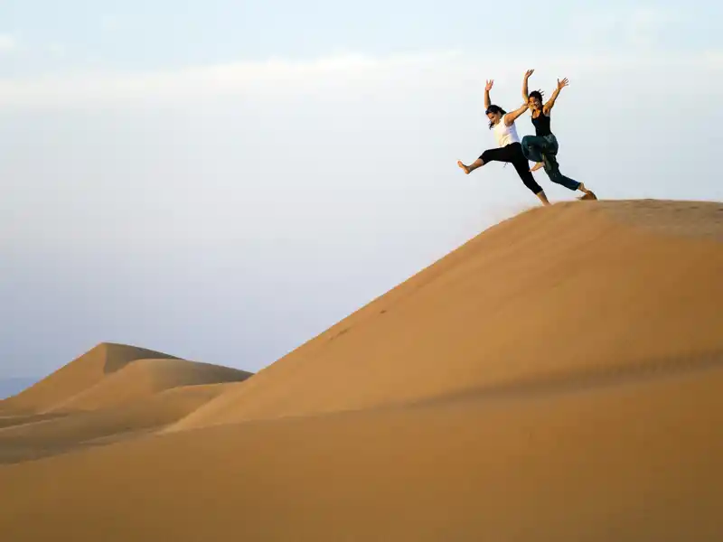 Ein Highlight Ihrer individuellen Rundreise mit Marco Polo  durch den Oman ist der Trip zu den Dünen der Wahiba Sands.