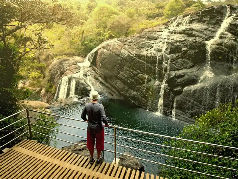 In den Bergregionen von Sri Lanka werden Sie auf Ihrer individuellen Rundreise zahlreiche Wasserfälle sehen.