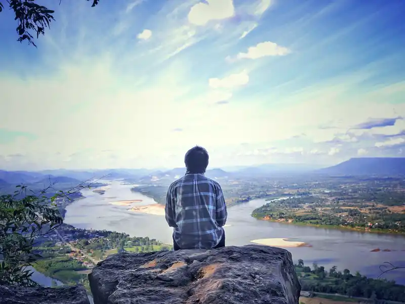 Auf Ihrer Reise durch Laos und Kambodscha erleben Sie beeindruckende Flusslandschaften.