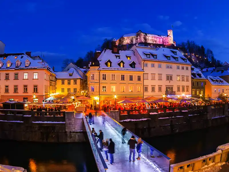 Auf dieser YOUNG LINE TRAVEL Silvesterreise erleben wir die Hauptstadt von Slowenien im Winter gemeinsam mit jungen Leuten zwischen 20 und 35 Jahren.