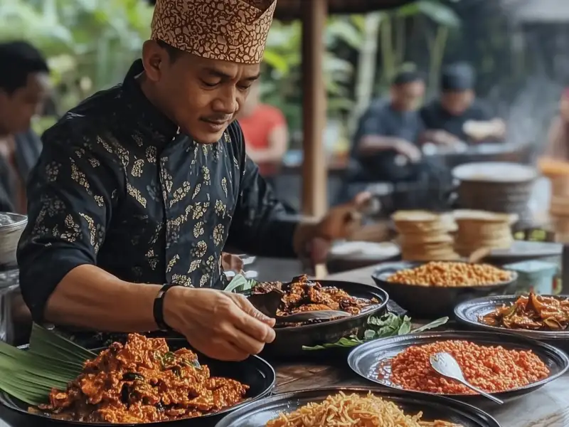 Auf unserer Rundreise durch Indonesien haben wir auf Gili Trawangan die Gelegenheit lokale Spezialitäten auf dem kleinen Nachtmarkt zu entdecken.