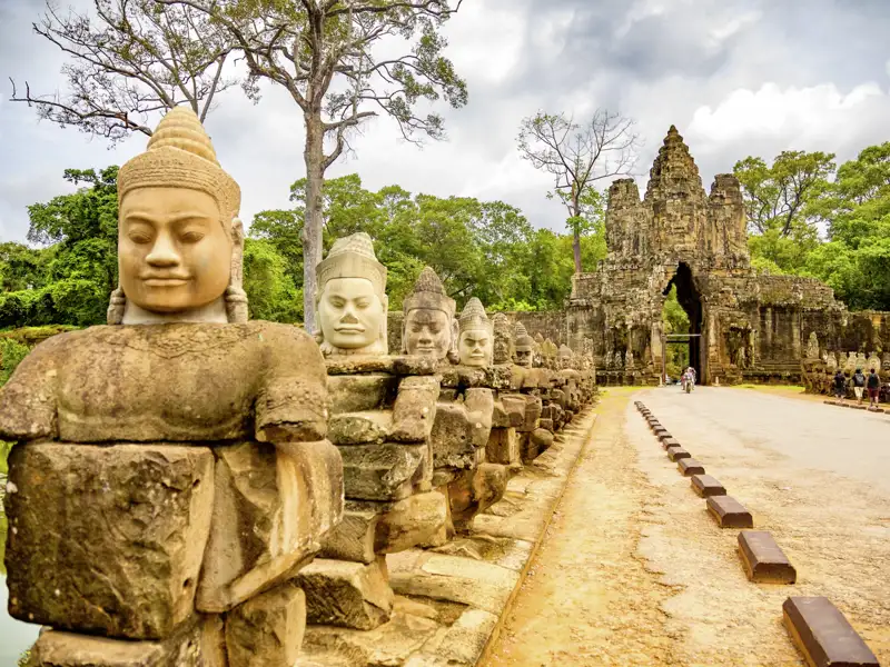 Für den Besuch von Angkor lassen wir uns genügend Zeit.