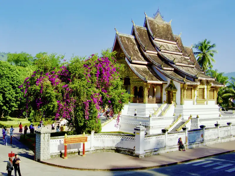 Auf Ihrer Marco Polo Reise durch Laos und Kambodscha erkunden Sie auch die schöne Tempelstadt Luang Prabang.