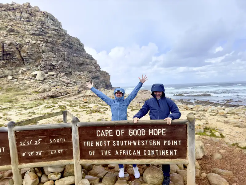 Ein Höhepunkt jeder Gruppenreise nach Südafrika ist der Besuch vom Kap der Guten Hoffnung, dem südlichsten Punkt des afrikanischen Kontinents.