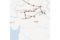Die Karte zeigt den Verlauf der Rundreise durch Rajasthan in kleiner Gruppe: Delhi, Patan, Jaipur, Pushkar, Chandelao, Jodhpur, Udaipur, Bijaipur, Kota, Fatehpur Sikri, Bharatpur, Agra.