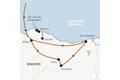 Reiseverlauf der Spanien Marco Polo Entdeckerreise.