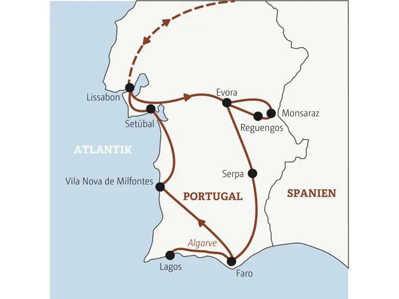 Auf dieser Rundreise durch Portugal entdecken Traveller ab 35 in der Gruppe die Highlights zwischen Lissabon und Algarve