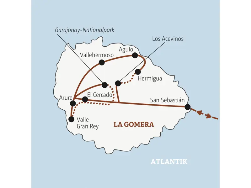 Diese YOUNG LINE Reise ab 35 führt auf die Kanareninsel La Gomera