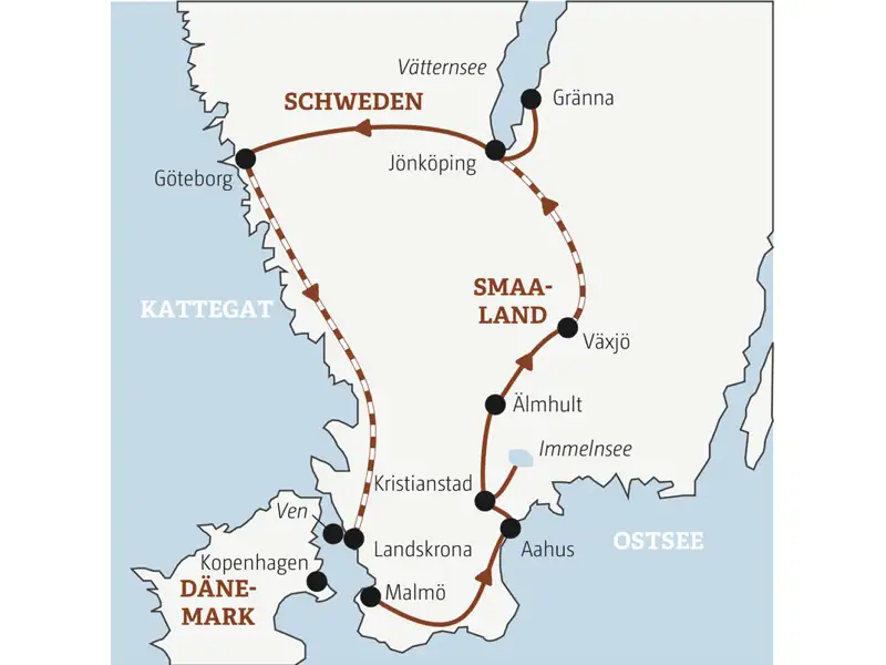 Auf dieser YOUNG LINE Rundreise ins sommerliche Schweden besuchen junge Traveller Malmö, Smaaland und Schonen.