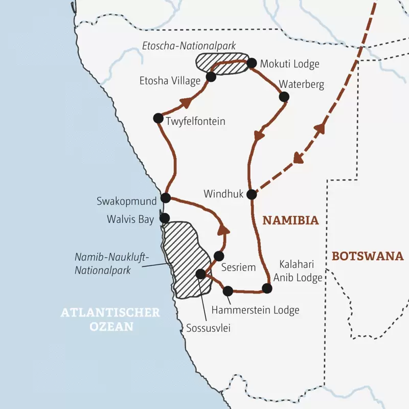 Bus namibia rundreise Namibia