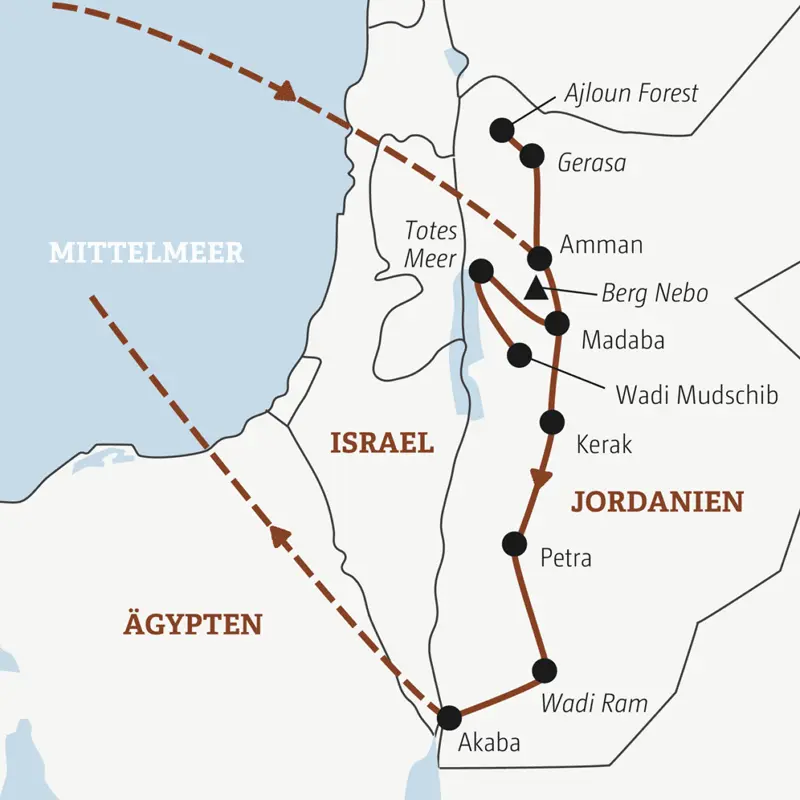 Jordanien Ab 35 Arabische Schatzsuche Mit Mehr Zeit Am Roten Meer 3851 Marco Polo Young Line Travel