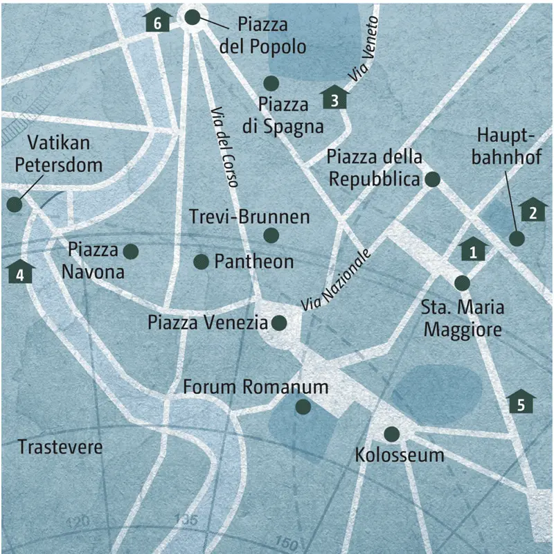 Auf dieser individuellen Städtereise mit Marco Polo erkunden Sie Rom mit Ihrem Scout: Forum Romanum, Kolosseum, Petersdom und vieles mehr.